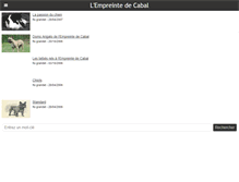 Tablet Screenshot of empreintedecabal.com